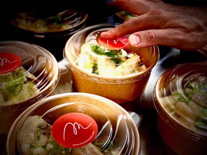 The M Restaurant during confinement